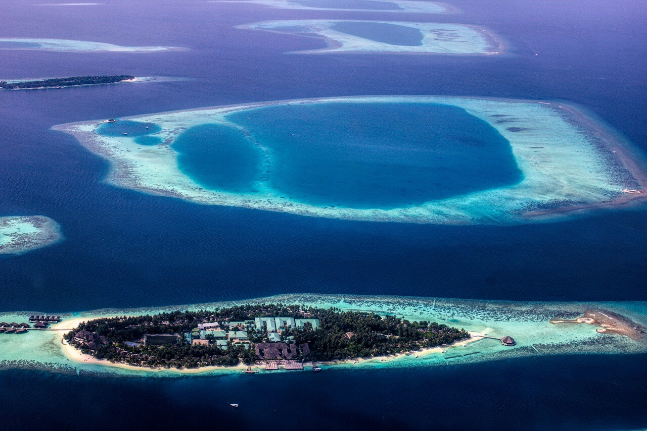 Maldives atolls