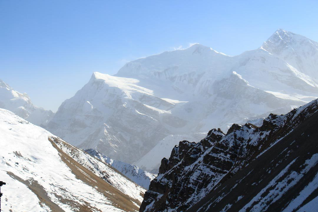 hiking in hills nepal