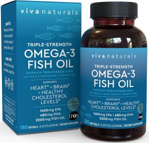 Viva Naturals Omega 3 Fish Oil Supplement