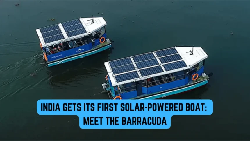 Solar Electric Boat Barracuda