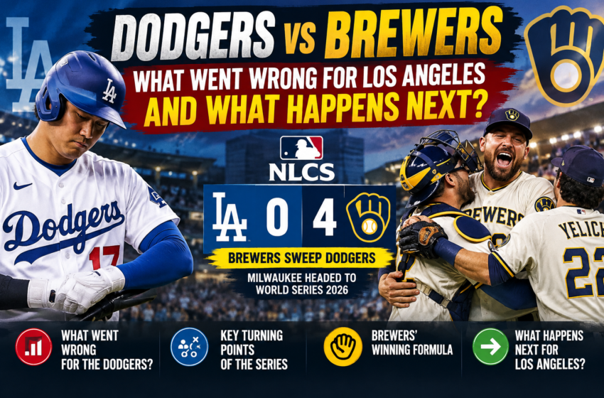  Dodgers vs Brewers: What Went Wrong for Los Angeles and What Happens Next?